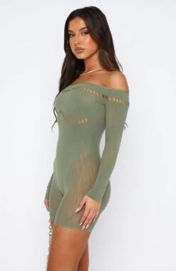 No Take Backs Long Sleeve Playsuit Khaki - Stylish Women's Dresses 11 No Take Backs Long Sleeve Playsuit Khaki - Stylish Women's Dresses -White Fox Sales 02.06.2330634