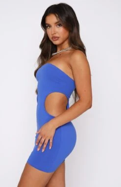 All Loved Up Strapless Mini Dress in Cobalt Blue | Chic & Trendy Party Wear -White Fox Sales 03.11.2213455