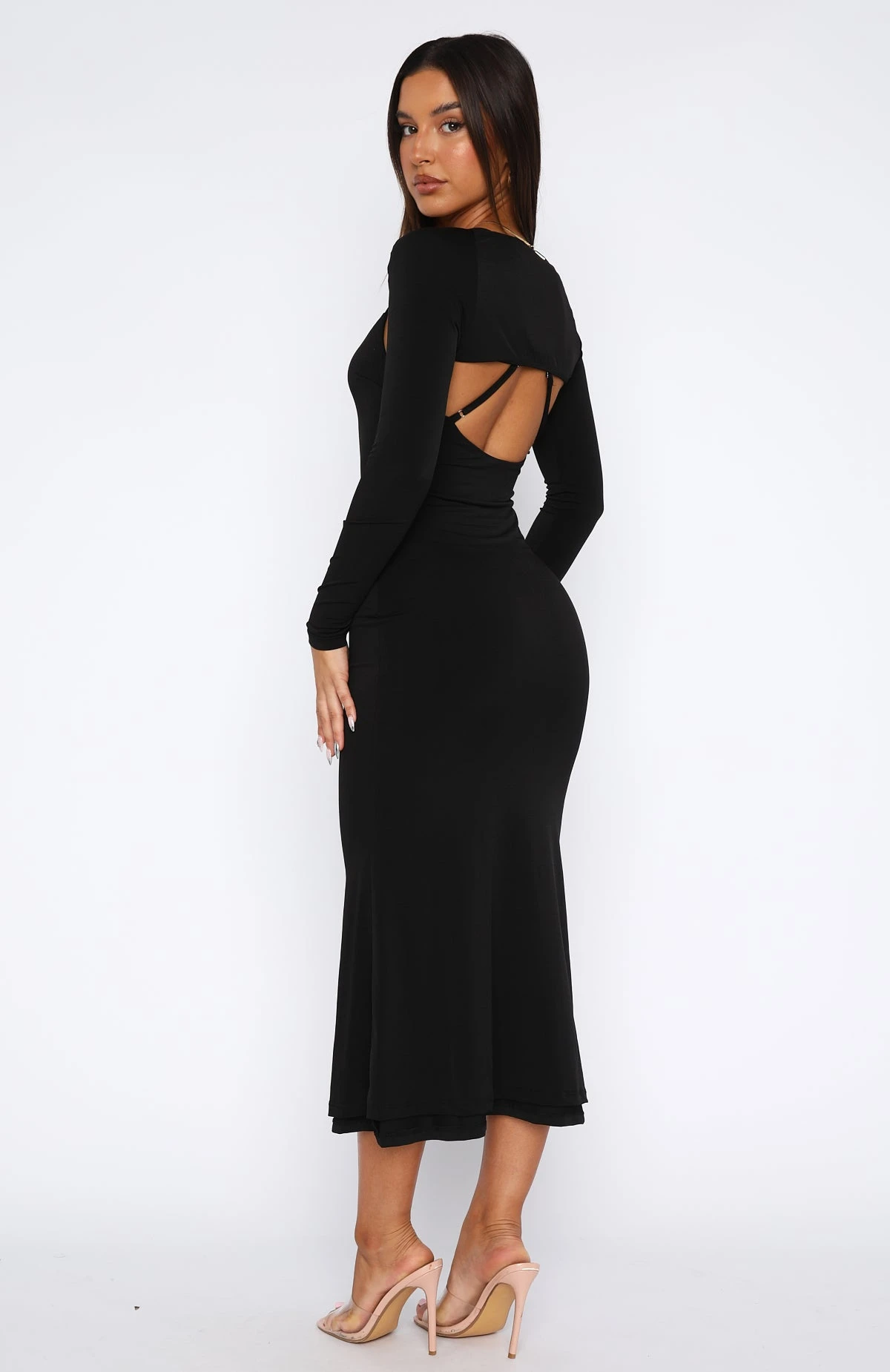 She's Got Options Black Midi Dress | Elegant & Versatile Women's Dress 6 She's Got Options Black Midi Dress | Elegant & Versatile Women's Dress - Image 4