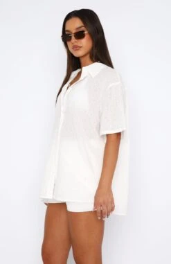 Only Yours Shirt White - Stylish Resort Wear for Women -White Fox Sales 04.05.2327945
