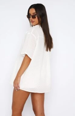 Only Yours Shirt White - Stylish Resort Wear for Women -White Fox Sales 04.05.2327950