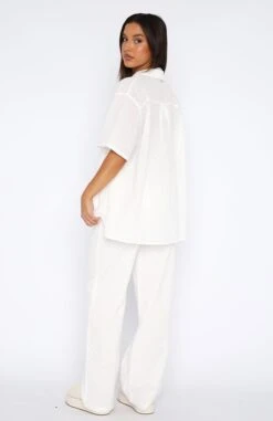 Own The Show White Resort Wear Pants - Stylish & Comfortable -White Fox Sales 04.05.2327984