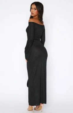 Royals Only Maxi Dress Black | Elegant Women's Evening Dress -White Fox Sales 04.08.2345106