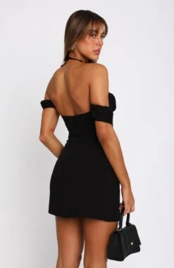 Tea For Two Mini Dress Black - Stylish & Elegant Women's Dress -White Fox Sales 05.04.2322840