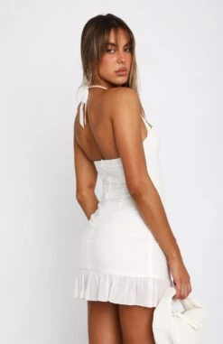 Worlds Collide Mini Dress White | Stylish Day Dress for Women -White Fox Sales 05.04.2323240