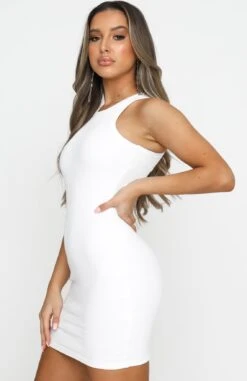 Star Power Ribbed Mini Dress White - Stylish Day Dress for Women 16 Star Power Ribbed Mini Dress White - Stylish Day Dress for Women -White Fox Sales 07.07.20 1334