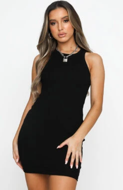 Star Power Ribbed Mini Dress Black - Stylish Day Dress 11 Star Power Ribbed Mini Dress Black - Stylish Day Dress -White Fox Sales 07.07.20 1434