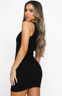 Star Power Ribbed Mini Dress Black - Stylish Day Dress 13 Star Power Ribbed Mini Dress Black - Stylish Day Dress -White Fox Sales 07.07.20 1451