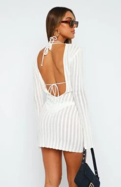 Elegant Crowded Room Mini Dress White - Perfect Resort Wear for Summer -White Fox Sales 07.07.230181