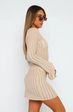 Crowded Room Mini Dress Beige - Elegant Resort Wear for Summer 10 Crowded Room Mini Dress Beige - Elegant Resort Wear for Summer -White Fox Sales 07.07.230210