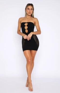 Attention Seeker Mini Dress Black - Stylish & Elegant -White Fox Sales 08.09.22 2 345