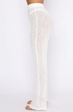 Never Too Late Pants White - Stylish Resort Wear for Women -White Fox Sales 08.10.21 457
