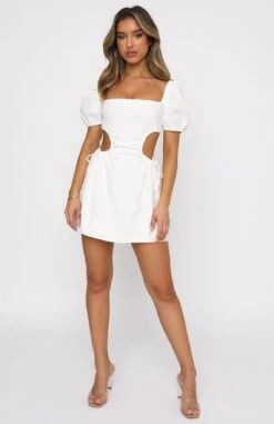 Stylish White Mini Dress for Girls - Perfect for Daywear | [Your Shop Name] -White Fox Sales 09.07.21 1320