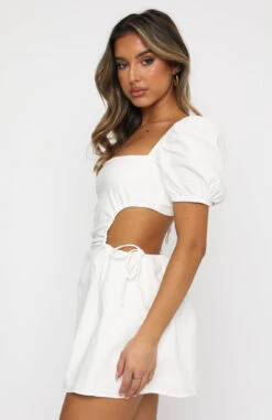 Stylish White Mini Dress for Girls - Perfect for Daywear | [Your Shop Name] -White Fox Sales 09.07.21 1344