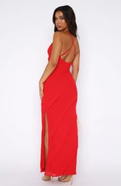 From Another World Maxi Dress Red - Elegant & Stylish Women's Dress -White Fox Sales 11.08.2346082