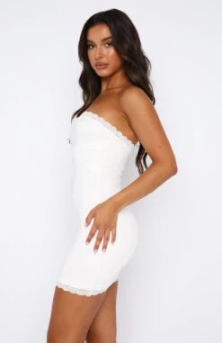 Lana Mini Dress White - Elegant Strapless Dress for Women 10 Lana Mini Dress White - Elegant Strapless Dress for Women -White Fox Sales 11.08.2346145
