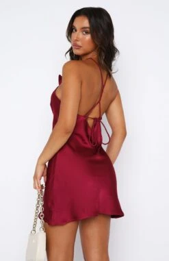 Girl In The Sun Mini Dress Wine - Stylish Summer Dress for Women -White Fox Sales 11.08.2346165