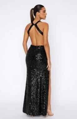 Into The Night Maxi Dress Black | Elegant Evening Wear for Women 10 Into The Night Maxi Dress Black | Elegant Evening Wear for Women -White Fox Sales 11.08.2346323 1