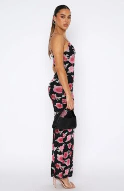 Greedy For Love Maxi Dress Pink Portofino Rose - Elegant Women's Dress -White Fox Sales 11.08.2348352