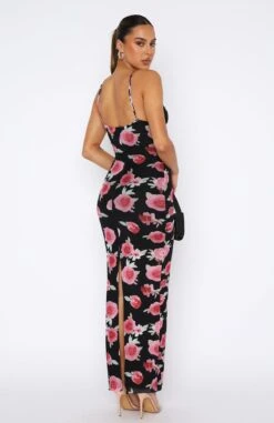 Greedy For Love Maxi Dress Pink Portofino Rose - Elegant Women's Dress -White Fox Sales 11.08.2348355