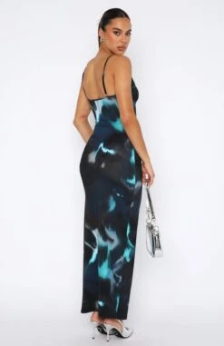 Crave You Maxi Dress Ocean Aura - Elegant Women's Dress for Summer -White Fox Sales 11.08.2348478