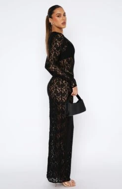 Vintage Love Black Long Sleeve Lace Maxi Dress - Elegant Evening Gown 8 Vintage Love Black Long Sleeve Lace Maxi Dress - Elegant Evening Gown -White Fox Sales 11.08.2348953