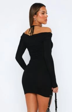 Lock And Key Mini Dress Black - Stylish Women's Party Dress -White Fox Sales 14.07.23 1943