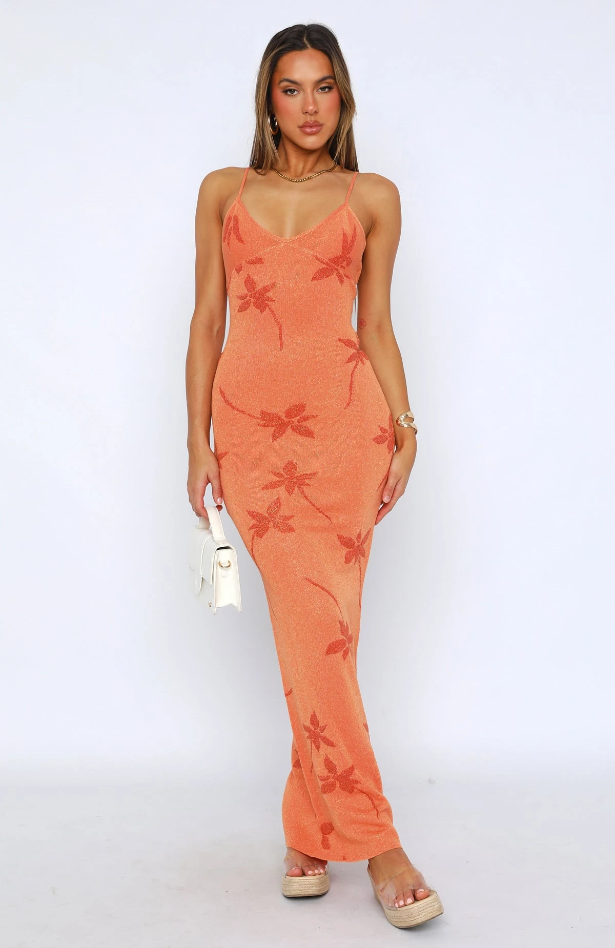 Trust Issues Maxi Dress Orange | Stylish Resort Wear for Women 4 Trust Issues Maxi Dress Orange | Stylish Resort Wear for Women - Image 2