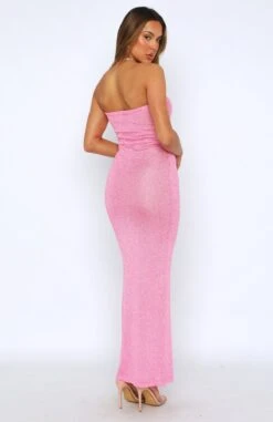 Ascension Maxi Dress Pink | Flowy Resort Wear for Women -White Fox Sales 14.07.23 2175
