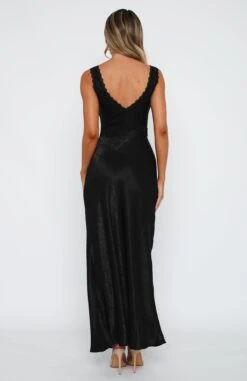 Elegant Event Ready Maxi Dress Black - Perfect for Any Occasion -White Fox Sales 14.4.2316315