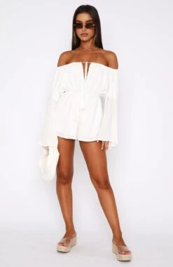 Another Night Playsuit White - Elegant Day Dress for Women -White Fox Sales 16.03.2321816