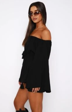 Another Night Playsuit Black - Stylish Women's Jumpsuit for Evening Wear 11 Another Night Playsuit Black - Stylish Women's Jumpsuit for Evening Wear -White Fox Sales 16.03.2321851