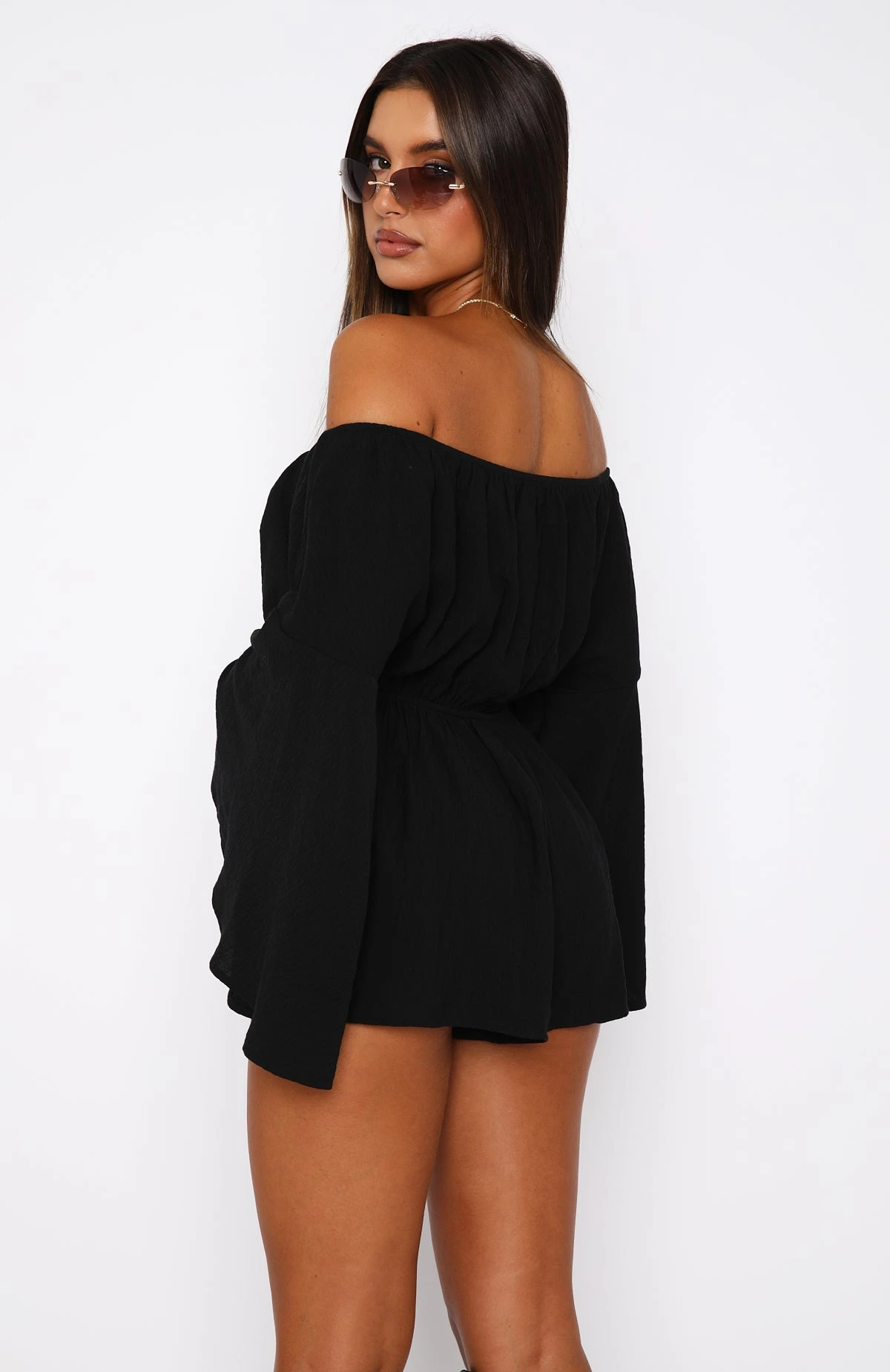 Another Night Playsuit Black - Stylish Women's Jumpsuit for Evening Wear 6 Another Night Playsuit Black - Stylish Women's Jumpsuit for Evening Wear - Image 4