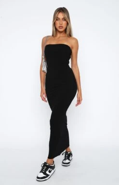 Love You For Life Black Maxi Dress | Elegant Strapless Formal Dress -White Fox Sales 2.3.2310584