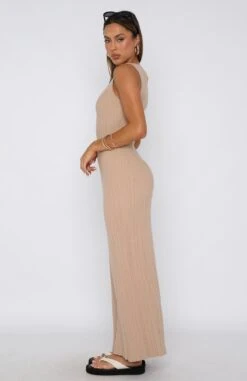 Tami Maxi Dress Beige - Elegant Day Dress for Women -White Fox Sales 20.07.23 241123