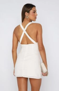 She's The Moment Mini Dress White - Elegant Day Dresses for Women -White Fox Sales 20.07.23 242255