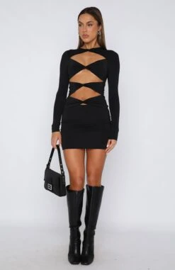 Half Of Me Black Long Sleeve Mini Dress | Stylish Women's Party Dress 12 Half Of Me Black Long Sleeve Mini Dress | Stylish Women's Party Dress -White Fox Sales 20.07.23 242279