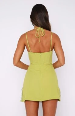 Move Along Mini Dress Matcha Green - Stylish & Comfortable Women's Dress -White Fox Sales 20.09.224267
