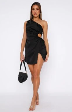 Alegra Mini Dress Black | Sleek & Stylish Women's Dress -White Fox Sales 22.06.2335207
