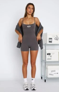 Archive 6.0 Playsuit Ash - Chic One-Piece Dress for Women -White Fox Sales 24.04.2326163