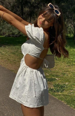 Stylish White Mini Dress for Girls - Perfect for Daywear | [Your Shop Name] -White Fox Sales 243379616 1286962768407901 2212589654358984564 n