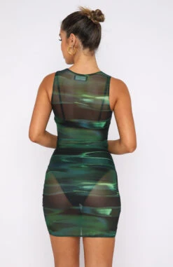 No Rules Mini Dress Green Distortion - Stylish Women's Dress for Casual Wear 12 No Rules Mini Dress Green Distortion - Stylish Women's Dress for Casual Wear -White Fox Sales 26.05.22 2007