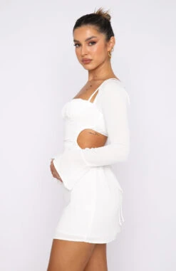 Elegant White Long Sleeve Mini Dress | Perfect for Daytime Events 11 Elegant White Long Sleeve Mini Dress | Perfect for Daytime Events -White Fox Sales 26.05.22 394 7a758844 46d3 4429 bf68 cf0de60bd89e
