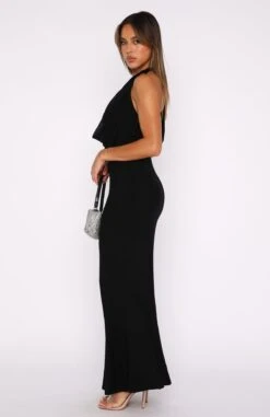 Elegant Love Language Maxi Dress in Black | Women's Dresses -White Fox Sales 27.07.2343718