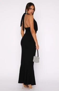 Elegant Love Language Maxi Dress in Black | Women's Dresses -White Fox Sales 27.07.2343722