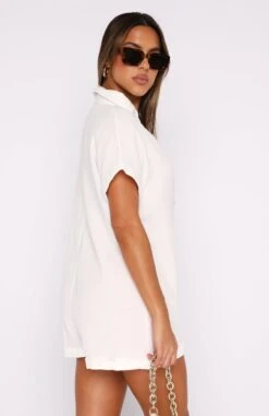 Higher Power Playsuit White - Stylish Day Dresses for Women -White Fox Sales 27.07.2343904