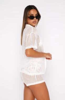 Not Letting Go Shorts White - Stylish Resort Wear for Women -White Fox Sales 27.07.2344203 0c93416b 4fcf 4611 bb9e 174e6c085942