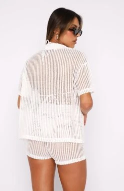 Not Letting Go Shirt White - Stylish Resort Wear for Women 9 Not Letting Go Shirt White - Stylish Resort Wear for Women -White Fox Sales 27.07.2344209