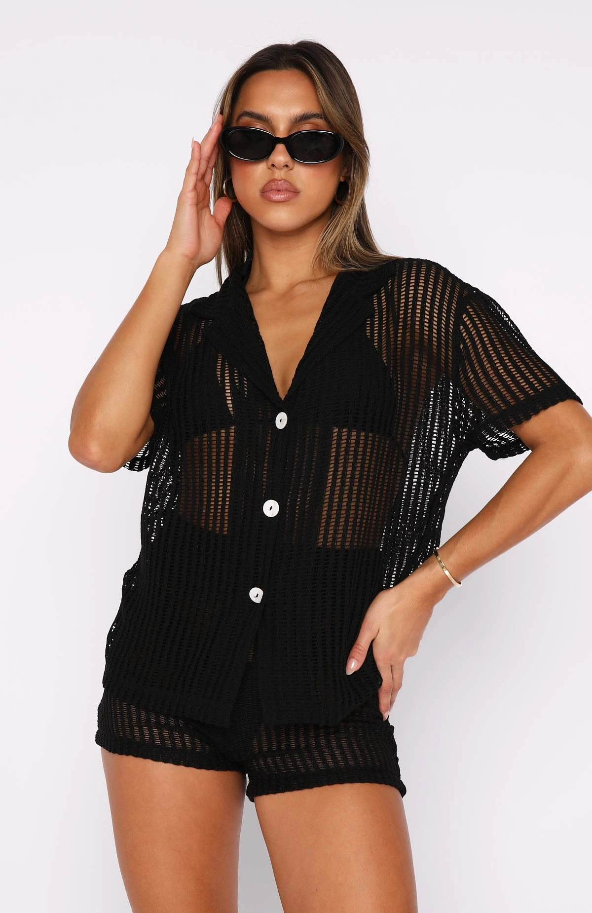 Not Letting Go Shirt Black - Stylish Resort Wear for Men & Women 4 Not Letting Go Shirt Black - Stylish Resort Wear for Men & Women - Image 2