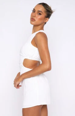 In The Bag Mini Dress White - Elegant Day Dress for Women -White Fox Sales 28.04.22 1177